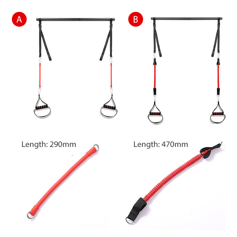 Load image into Gallery viewer, Body Workout Trainer Bar with Resistance Bands Rubber Buckles
