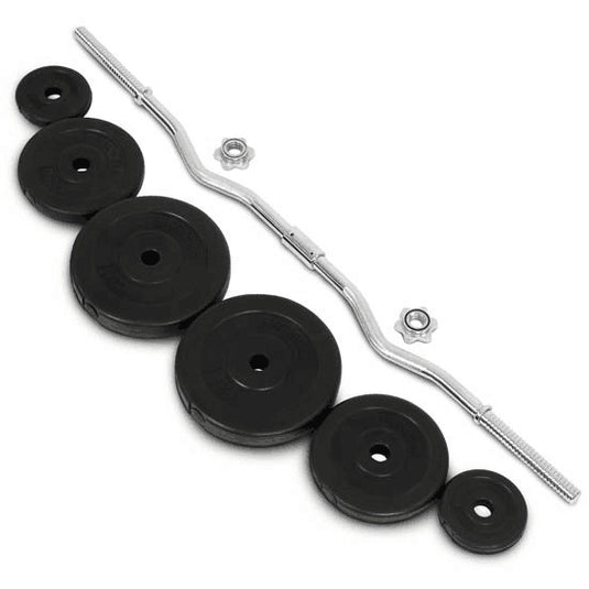 Indoor Men's Fitness Curved Bar Barbell