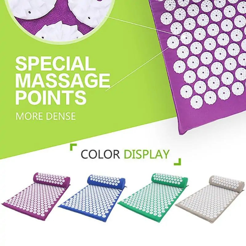 Load image into Gallery viewer, Massager Cushion Acupuncture Yoga Mat
