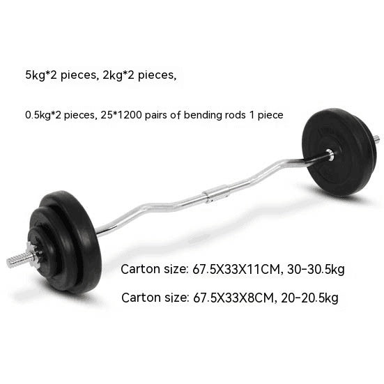 Load image into Gallery viewer, Indoor Men&#39;s Fitness Curved Bar Barbell
