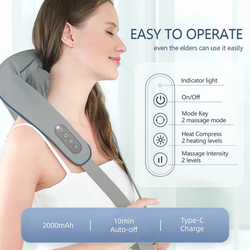 Load image into Gallery viewer, Electric Neck and Back Massager
