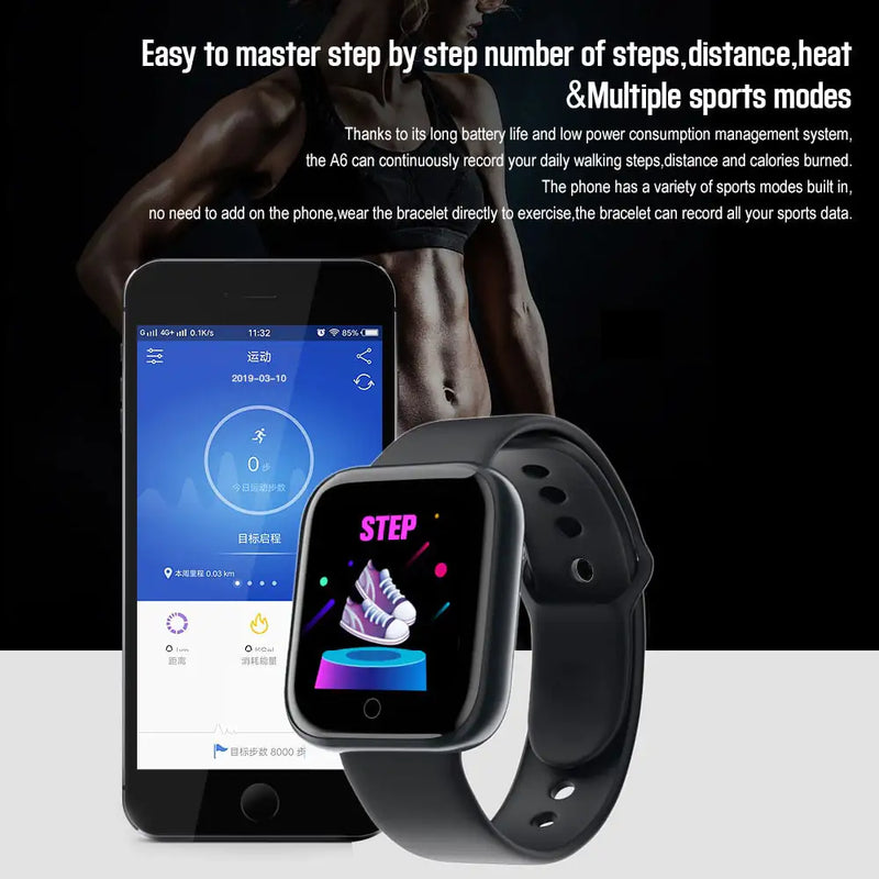 Load image into Gallery viewer, Waterproof Sport Fitness Smart Watch
